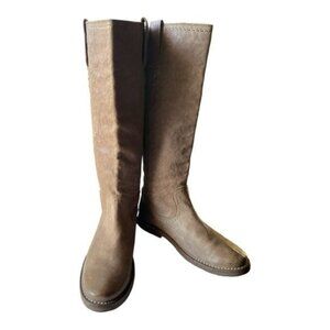 FRYE Womens Riding Boots Cognac Brown Western Tall Knee High Size 7.5